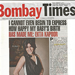 Mumbai Mirror - Ekta Kapoor Welcomes baby boy, uses own eggs & surrogate for birth.